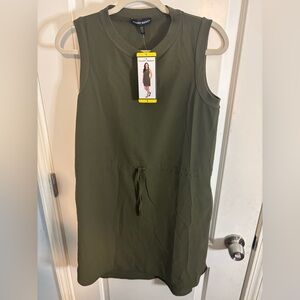 Hilary Radley Olive Green mini tennis dress size s NWT